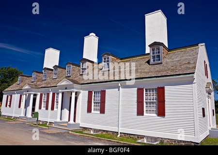 Fort Anne National Historic Site in Annapolis Royal, Bay Of Fundy, Evangeline Trail, Nova Scotia, Kanada. Stockfoto