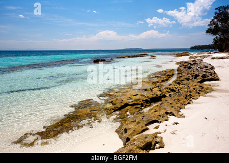 Scottish Rocks Beach, Booderee Nationalpark, New South Wales Australien Stockfoto