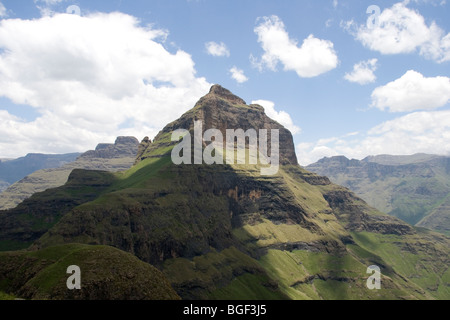 Ukahlamba Drakensberg Berge Cathedral Peak Stockfoto