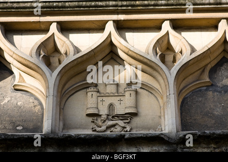 Um Norwich Kathedrale im Herzen von Norfolk, England Stockfoto