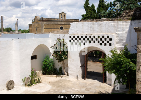 Italien: Apulien, Morciano di Leuca (Lecce) in der Burg Stockfoto