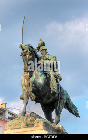 Victor Emmanuel Statue, Venedig, Veneto, Italien Stockfoto