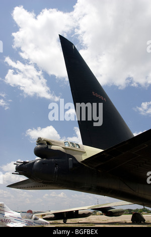 Höhenleitwerk B52 Jet bomber Stockfoto