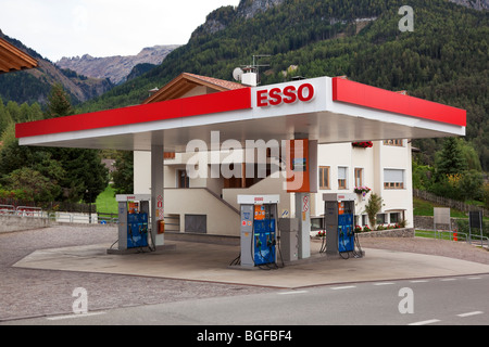 Esso-Tankstelle Stockfoto