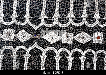 Byzantinische Mosaik-Fußboden, Kirche Santa Maria e San Donato, Murano, Venedig, Veneto, Italien Stockfoto