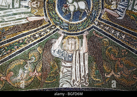 Weltgericht, 12. Jahrhundert byzantinische Mosaik, Kathedrale Santa Maria Assunta, Torcello, Venedig, Veneto, Italien Stockfoto