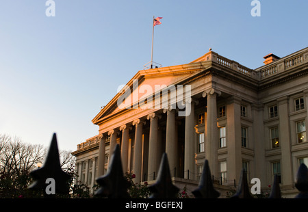 Die United States Treasury Building in Washington DC. Stockfoto