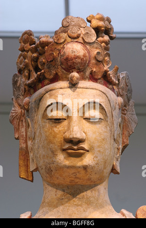 Stehender Bodhisattva, nördliche Qi-Dynastie (550-77), Metropolitan Museum of Art Stockfoto