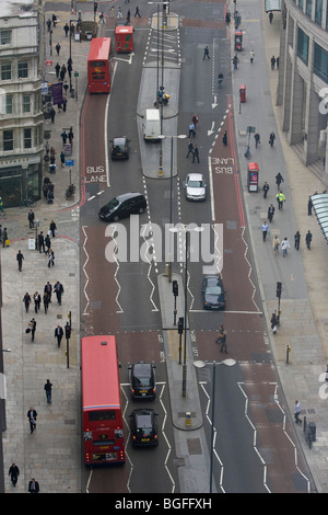 Luftaufnahme der Broadgate, in der City of London Stockfoto