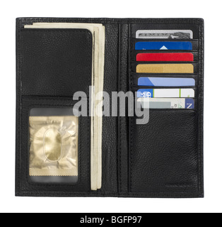 Brieftasche Kreditkarten-Inhaber Brieftasche Stockfoto