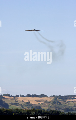 Vulcan Bomber XH558 an RAF Leuchars Airshow 2009, Fife, Schottland Stockfoto