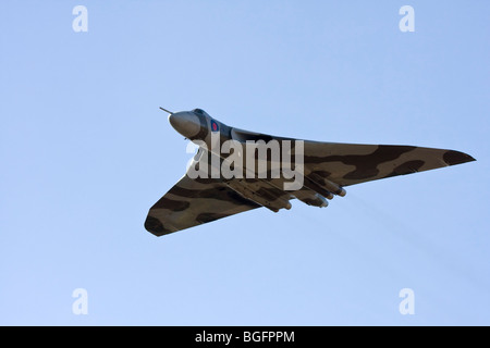 Vulcan Bomber XH558 an RAF Leuchars Airshow 2009, Fife, Schottland Stockfoto