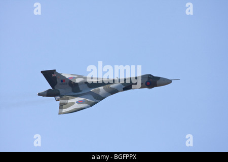 Vulcan Bomber XH558 an RAF Leuchars Airshow 2009, Fife, Schottland Stockfoto