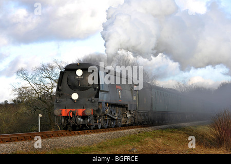 Region Süd West Country Klasse "Wadebridge' - No34007, Mitte Hants Eisenbahn, Hampshire, England, UK. Stockfoto