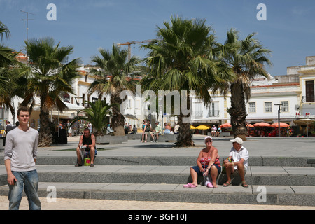 Szenen der Algarve in Portugal mit hellen sonnigen Landschaften von Albufeira und anderen Urlaubszielen im Süden der Sonne Stockfoto