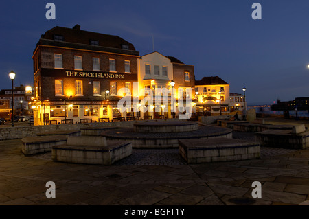 Der Punkt, Spice Island, Old Portsmouth, Portsmouth, Hampshire, England, Vereinigtes Königreich. Stockfoto