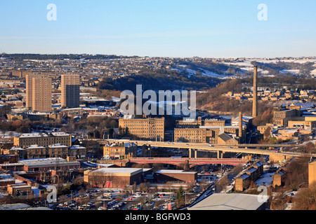 Dean Clough, Halifax, West Yorkshire, England, UK. Stockfoto