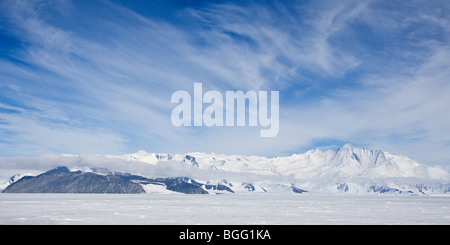 Mount Herschel von Cape Hallet, Moubray Bay, der Ross-See, Antarktis Stockfoto