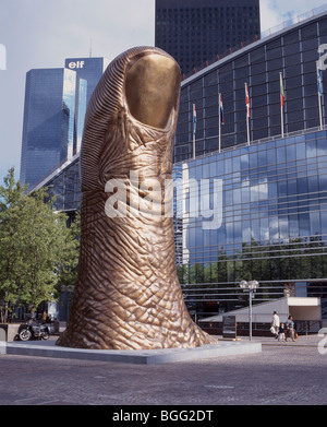 "Le Puce" Skulptur, La Defence District, Region Île-de-France Paris, Frankreich Stockfoto