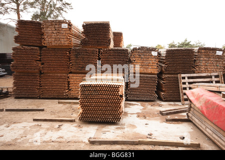 Holz und Zäune Zubehör Stockfoto