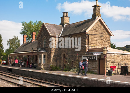 Highley Bahnhof an der Severn Valley Railway Worcestershire England UK EU Stockfoto