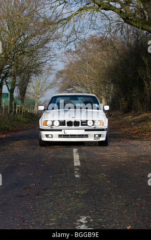 BMW M5 E34 Form - 1988 bis 1996 - Hochleistungs-Luxus-Limousine Stockfoto