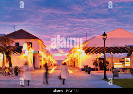Portugal, Alentejo: Porto Covo bei Nacht Stockfoto