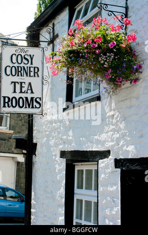 Café in Builth Wells, Europa, England, Wales, Powys Stockfoto