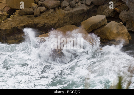 Pancake rocks Neuseeland Stockfoto