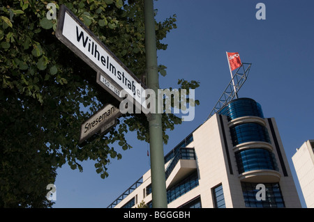 SPD-zentrale, Willy-Brandt-Haus, Berlin Deutschland, Europa Stockfoto