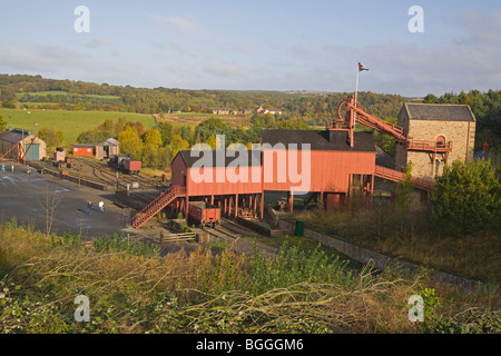 Beamish Open-Air-Museum, die Zeche, 1913, Durham, County Durham, England, Oktober 2009 Stockfoto