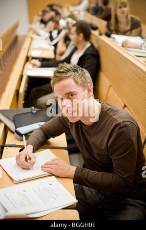 Student Studium an der Europa-Universität Viadrina, Frankfurt/Oder, Brandenburg, Deutschland, Europa Stockfoto