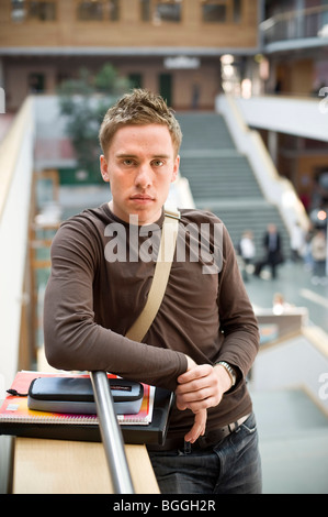 Student Studium an der Europa-Universität Viadrina, Frankfurt/Oder, Brandenburg, Deutschland, Europa Stockfoto