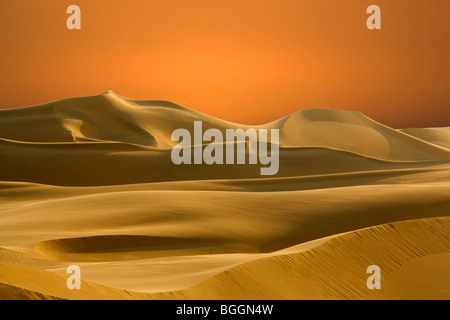 Sanddünen, Sossusvlei, Namib-Wüste, Namibia Stockfoto