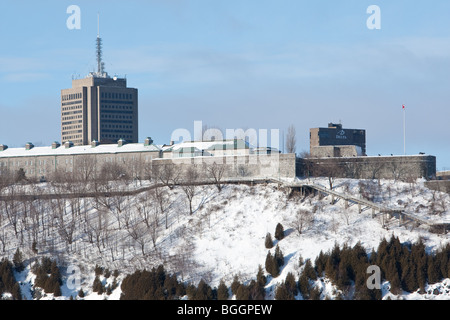 Abgebildet ist der Citadelle de Québec von Levis Stockfoto