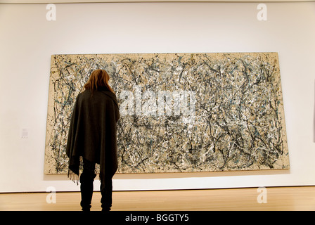 EINS: Nummer 31, 1950, Jackson Pollock, MOMA, Museum of Modern Art in New York City Stockfoto