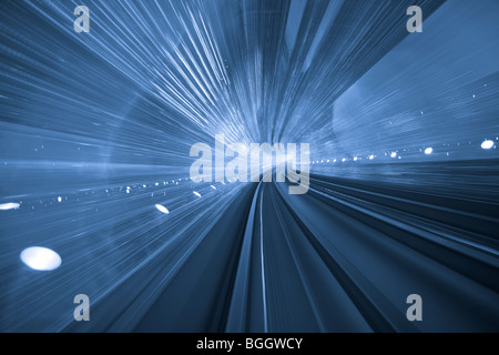 Zusammenfassung Hintergrund in einem tunnel Stockfoto
