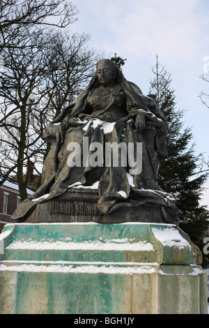 Statue der Königin Victoria in Tynemouth von Alfred Turner, England, Großbritannien Stockfoto
