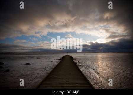 Lytham St Annes Rettungsboot Steg Stockfoto