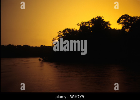 Rio Yavari, Peru, Südamerika Stockfoto