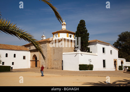 Monasterio De La Rabida Palos Frontera Huelva Andalucía, España Kloster La Rabida Palos De La Frontera Huelva Andalusien Spanien Stockfoto