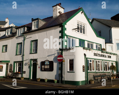 Das Britannia Inn in Aberdovey (Aberdyfi), Gwynedd Mitte Wales UK Stockfoto