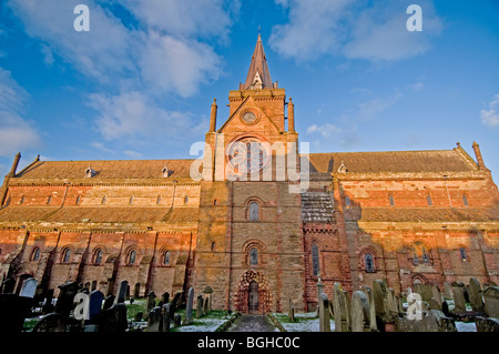 St. Magnus Kathedrale Kirkwall Mainland Orkney.  SCO 5810 Stockfoto