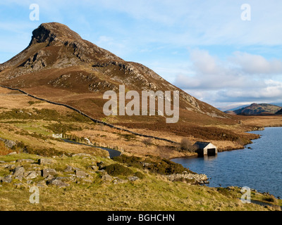 Llynnau Cregennen, in der Nähe Ortszentrum, Snowdonia-Nationalpark, Gwynedd, Wales UK Stockfoto