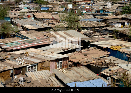 Elendsviertel in Soweto, Johannesburg, Südafrika, Afrika Stockfoto