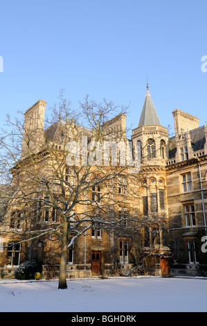 England; Cambridge; Gonville and Caius College im Winter Stockfoto