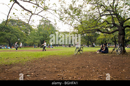 Samstag Nachmittag in Yoyogi Park, Harajuku, Tokio, Japan Stockfoto