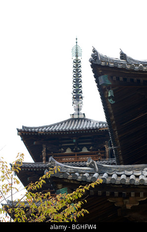 Horyuji-Tempel. Einer der ältesten Tempel in Japan Nara Präfektur. Japan. Stockfoto