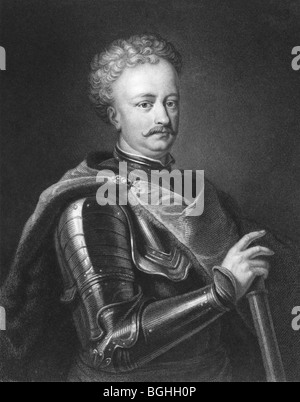 Johann III. Sobieski (1629-1696). Einer der bemerkenswertesten Monarchen von Polieren-Litauer Commonwealth. Stockfoto