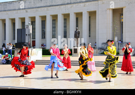 Weiblichen Flamenco-Tänzer Stockfoto